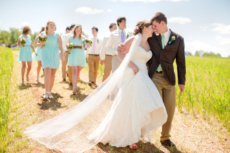 Rustic & Eclectic Backyard Maryland Wedding  via TheELD.com