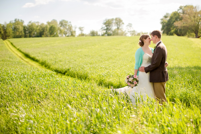 Rustic & Eclectic Backyard Maryland Wedding  via TheELD.com