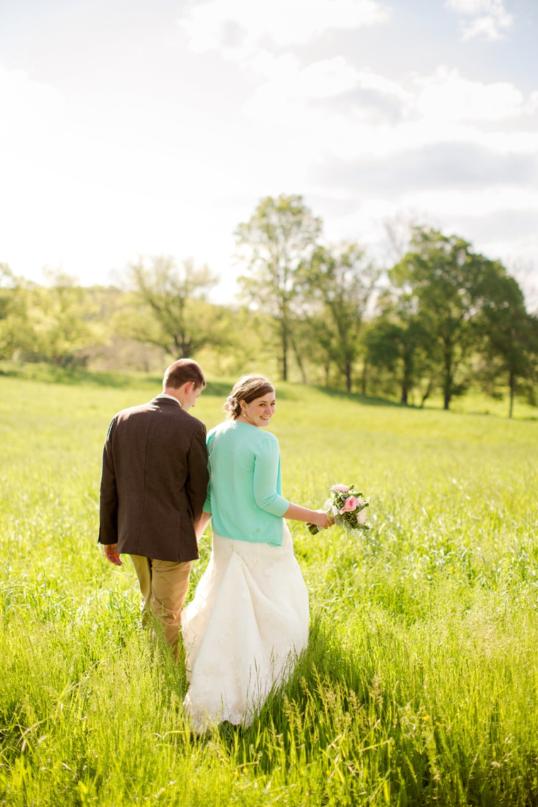 Rustic & Eclectic Backyard Maryland Wedding  via TheELD.com