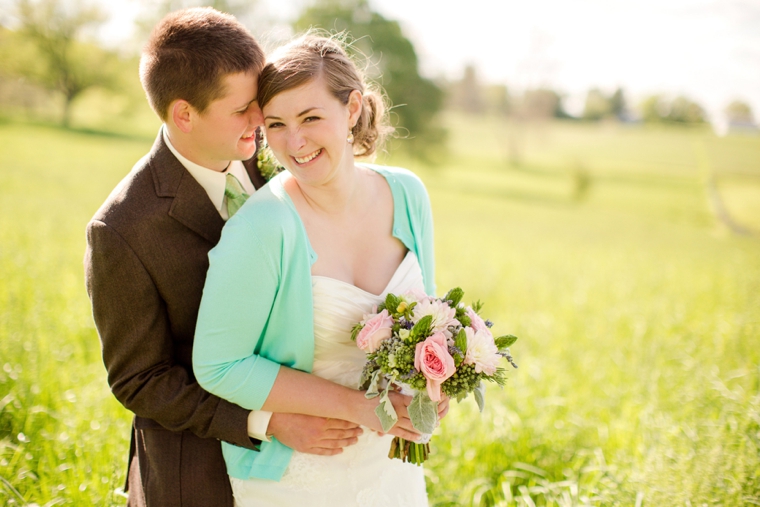 Rustic & Eclectic Backyard Maryland Wedding  via TheELD.com