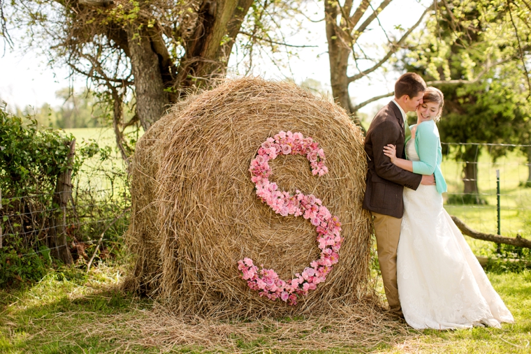 Rustic & Eclectic Backyard Maryland Wedding  via TheELD.com