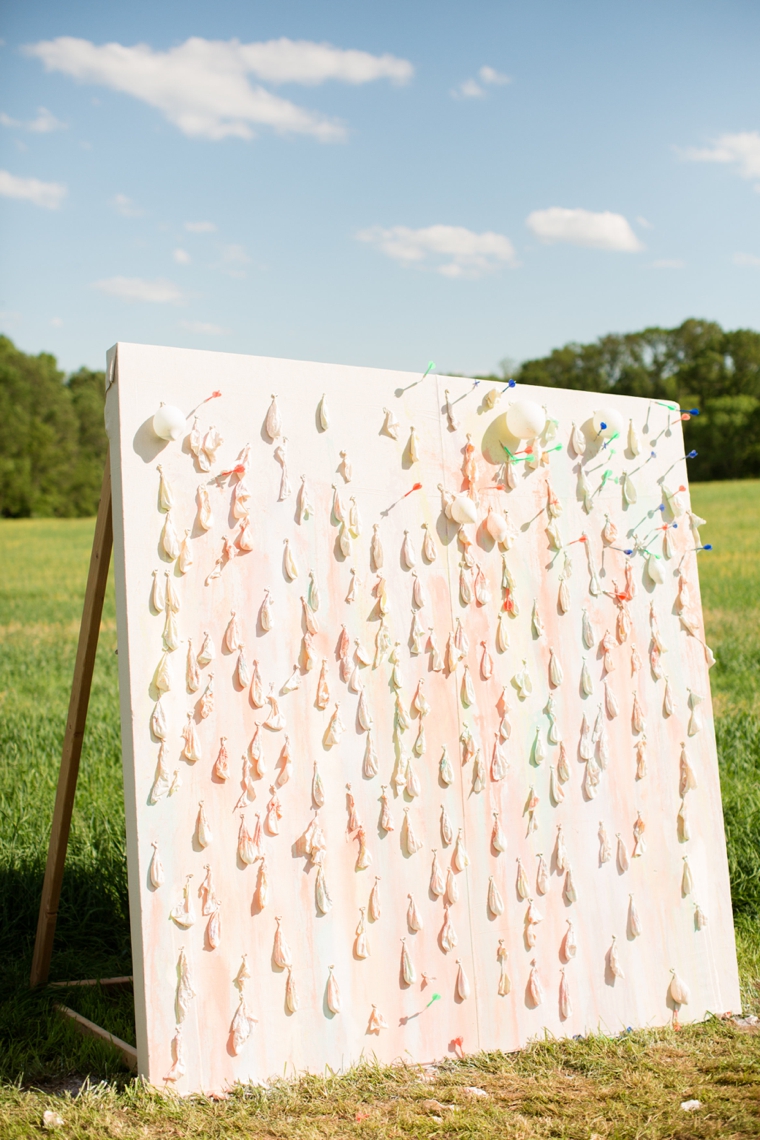 Rustic & Eclectic Backyard Maryland Wedding  via TheELD.com