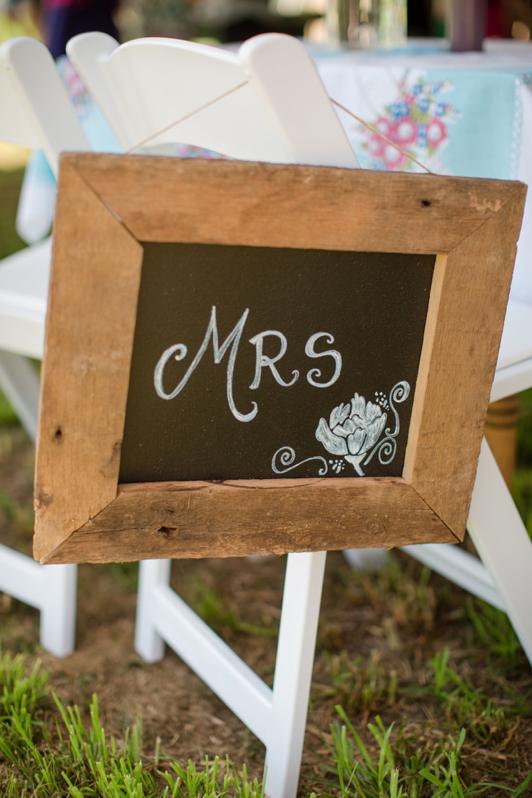 Rustic & Eclectic Backyard Maryland Wedding  via TheELD.com