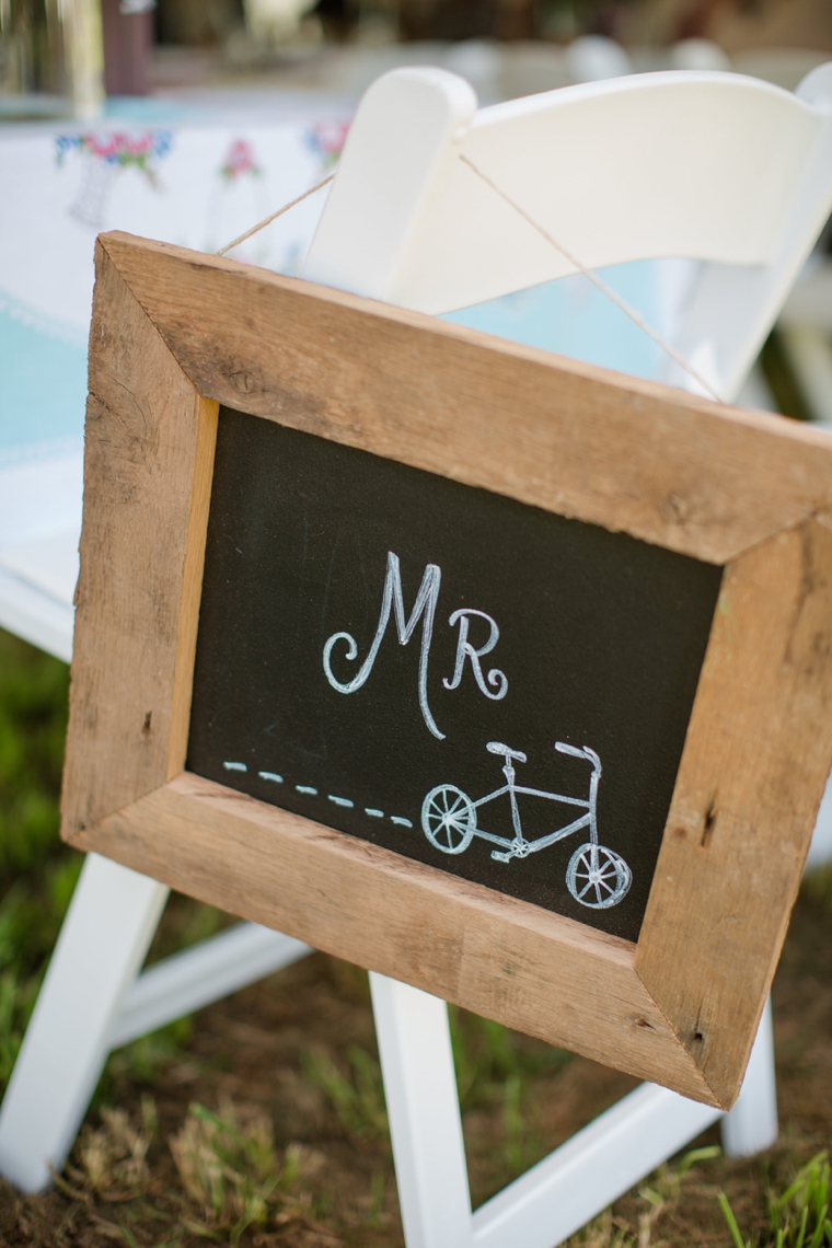 Rustic & Eclectic Backyard Maryland Wedding  via TheELD.com