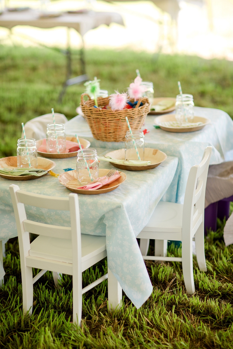 Rustic & Eclectic Backyard Maryland Wedding  via TheELD.com