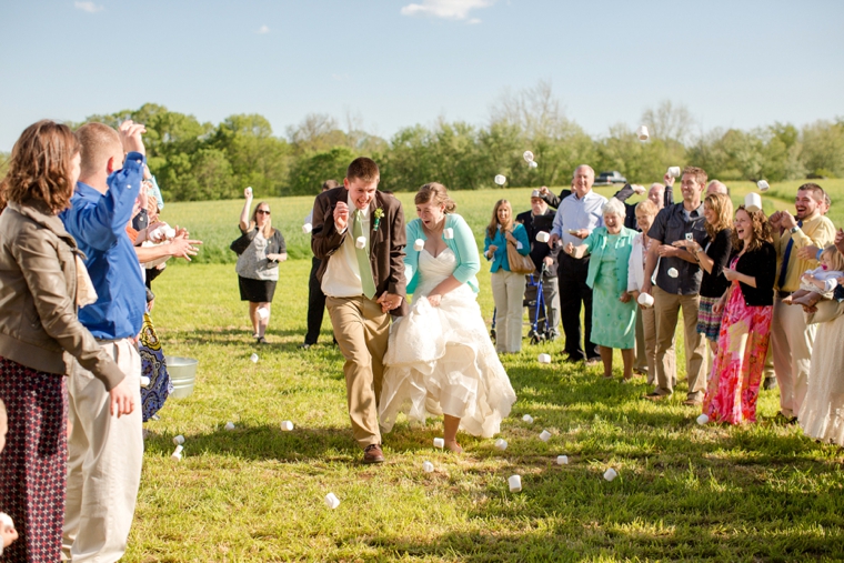 Rustic & Eclectic Backyard Maryland Wedding  via TheELD.com