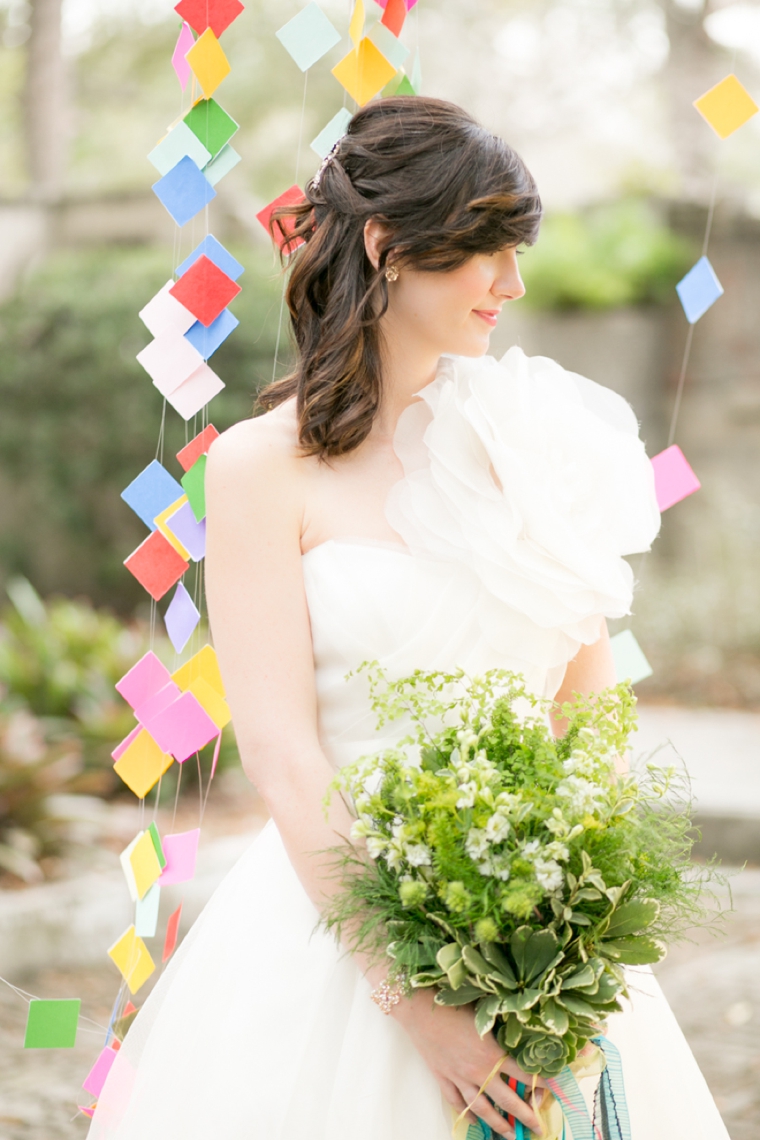 Eclectic & Colorful Geometric Wedding Ideas via TheELD.com