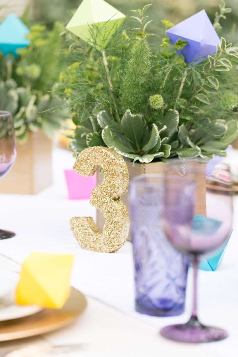 Eclectic & Colorful Geometric Wedding Ideas via TheELD.com