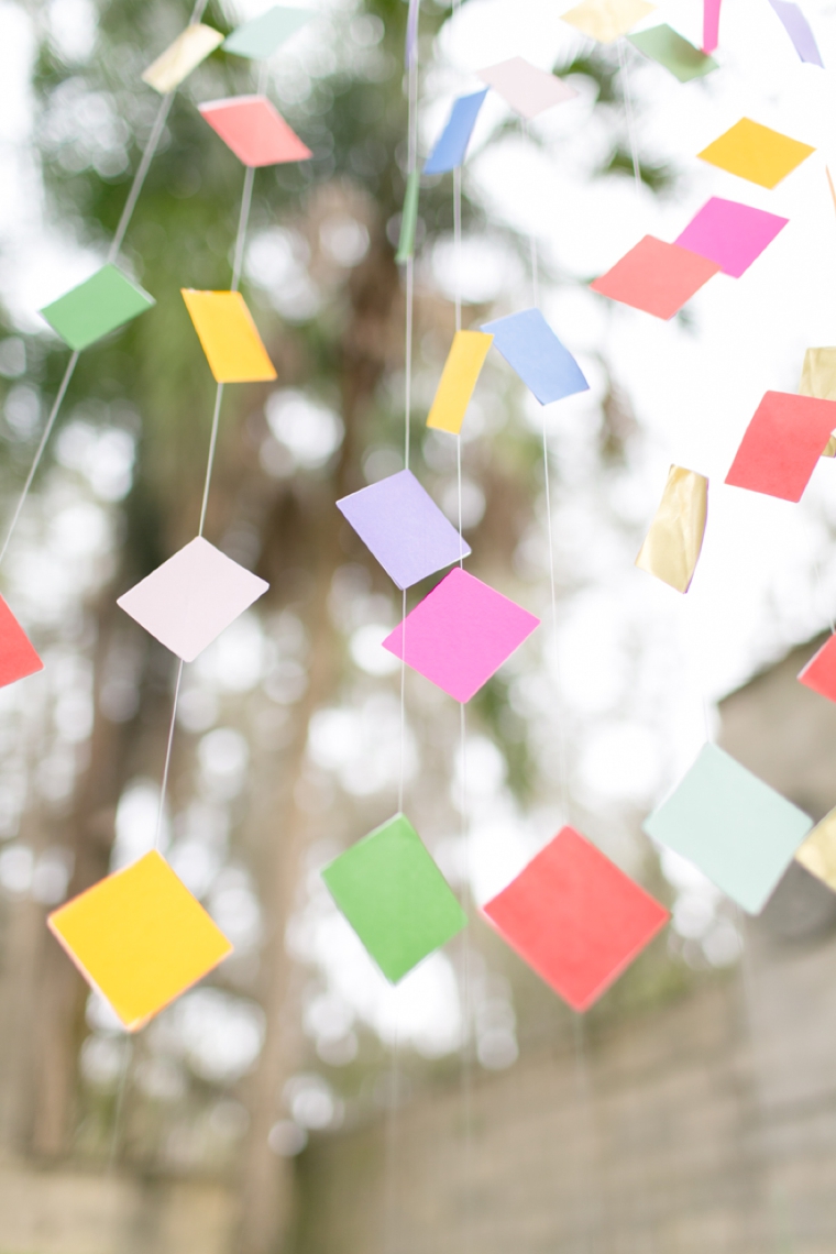 Eclectic & Colorful Geometric Wedding Ideas via TheELD.com