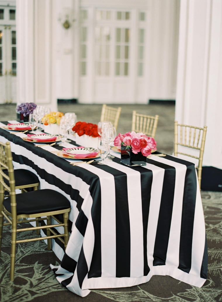 Colorful Kate Spade Inspired Wedding Ideas via TheELD.com