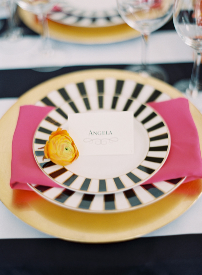 Colorful Kate Spade Inspired Wedding Ideas via TheELD.com