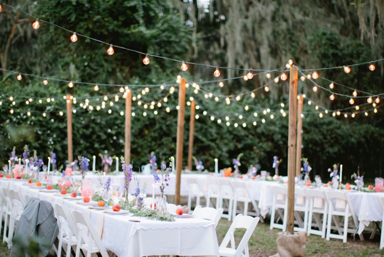 An Intimate Vintage Boho Wedding via TheELD.com