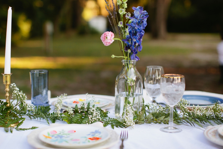 An Intimate Vintage Boho Wedding via TheELD.com