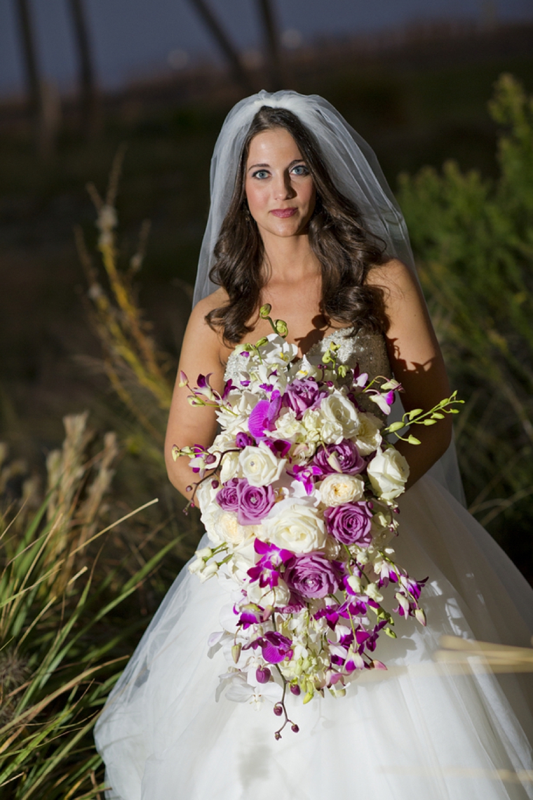 An Elegant Purple and White Wedding via TheELD.com