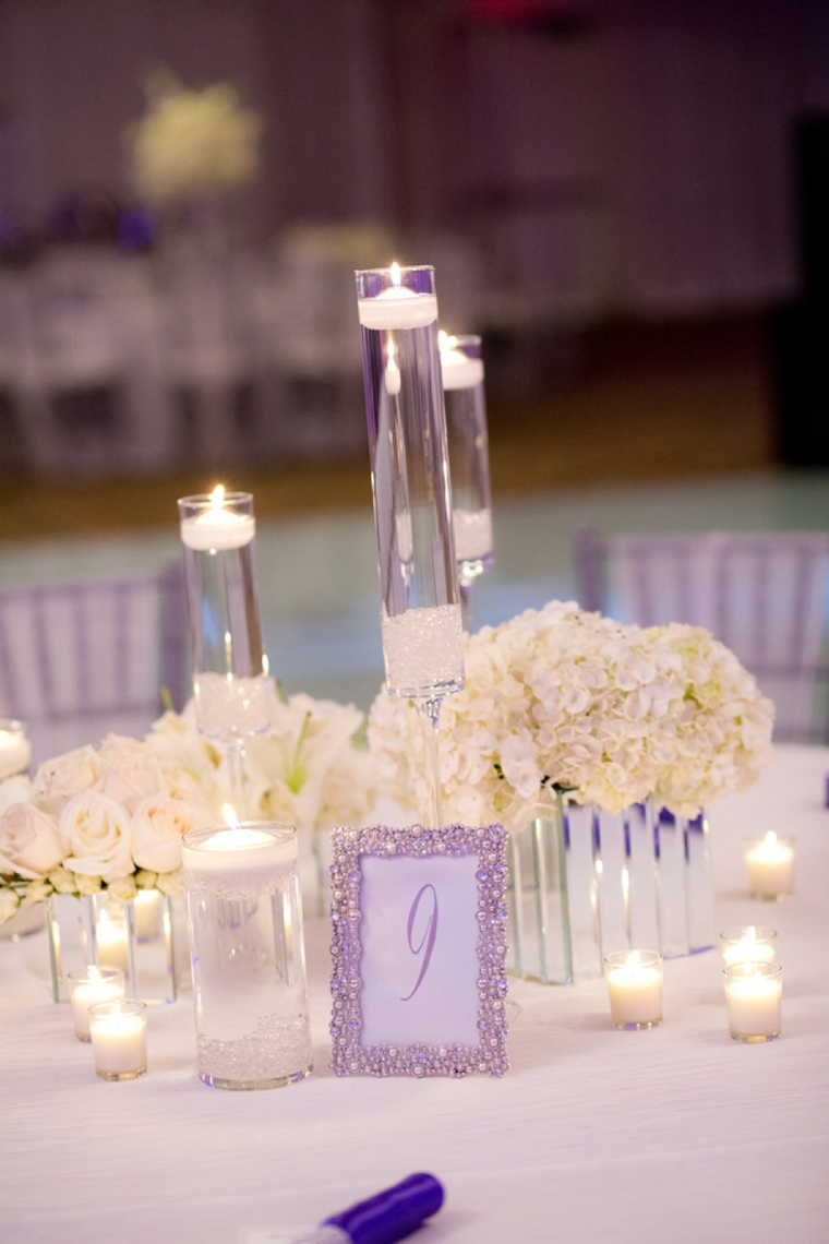 An Elegant Purple and White Wedding via TheELD.com