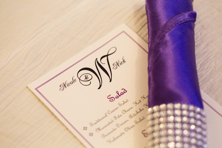 An Elegant Purple and White Wedding via TheELD.com