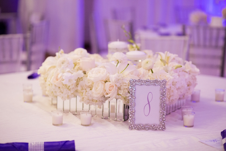 An Elegant Purple and White Wedding via TheELD.com