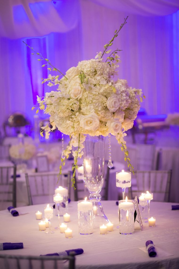 An Elegant Purple and White Wedding via TheELD.com