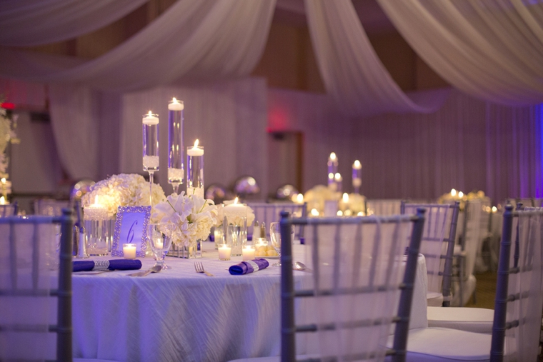 An Elegant Purple and White Wedding via TheELD.com