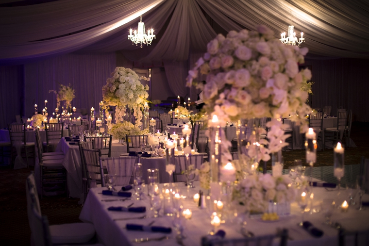 An Elegant Purple and White Wedding via TheELD.com