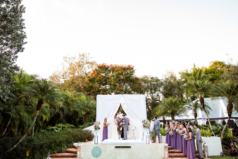 Romantic & Eclectic Purple & Green Wedding via TheELD.com