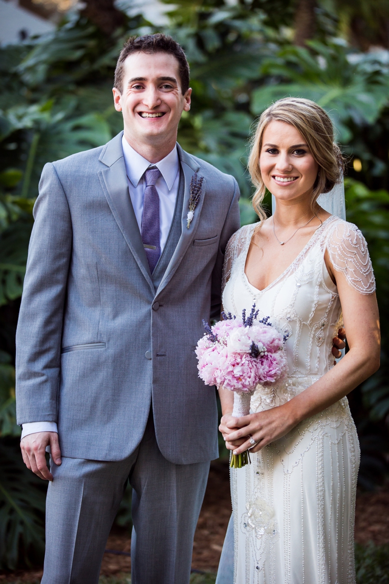 Romantic & Eclectic Purple & Green Wedding via TheELD.com