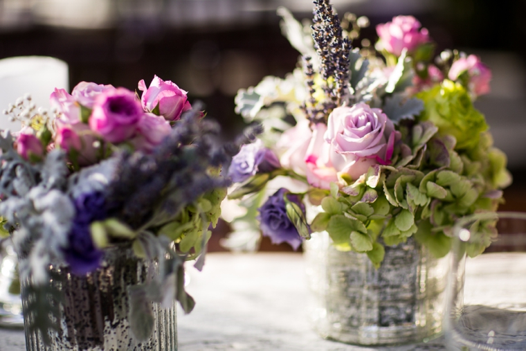 Romantic & Eclectic Purple & Green Wedding via TheELD.com
