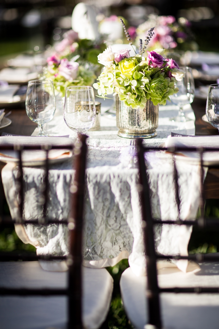 Romantic & Eclectic Purple & Green Wedding via TheELD.com