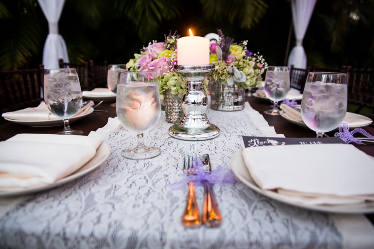 Romantic & Eclectic Purple & Green Wedding via TheELD.com