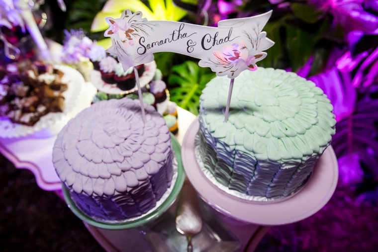 Romantic & Eclectic Purple & Green Wedding via TheELD.com