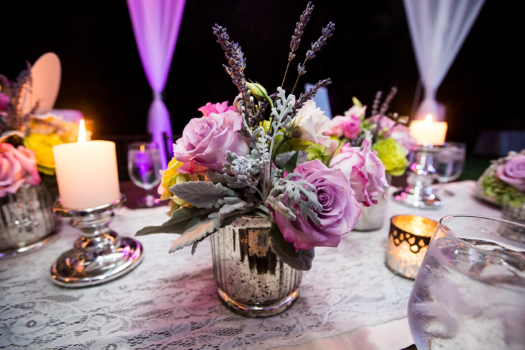 Romantic & Eclectic Purple & Green Wedding via TheELD.com