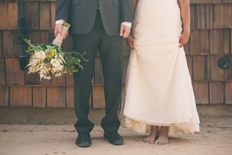 Rustic Organic California Wedding via TheELD.com