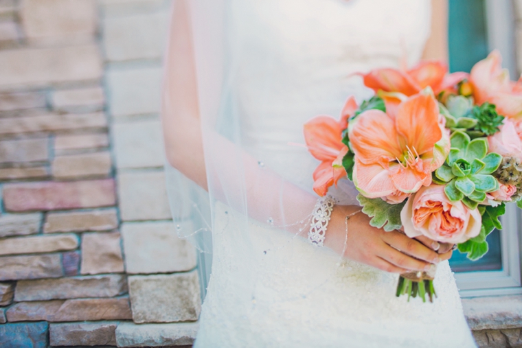 Mint & Orange California Vineyard Wedding via TheELD.com