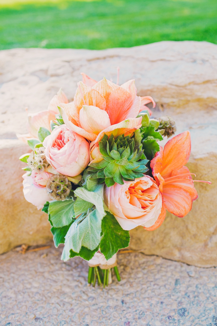 Mint & Orange California Vineyard Wedding via TheELD.com