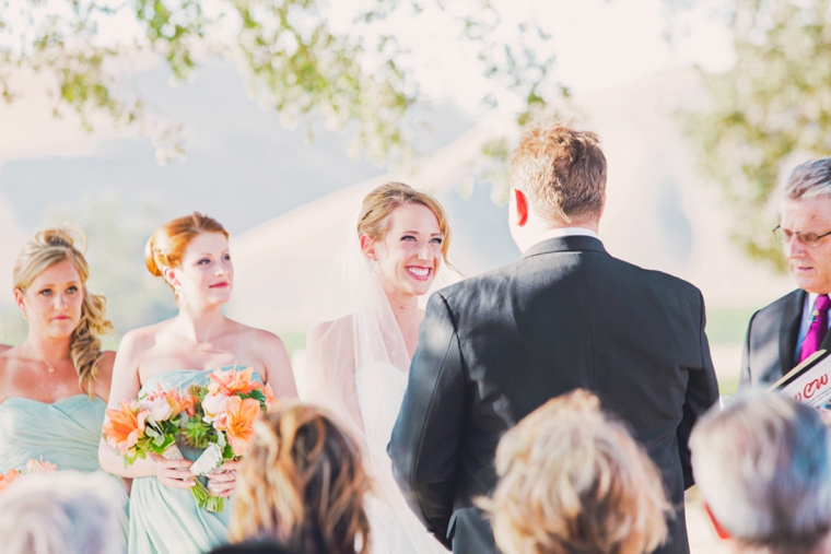 Mint & Orange California Vineyard Wedding via TheELD.com