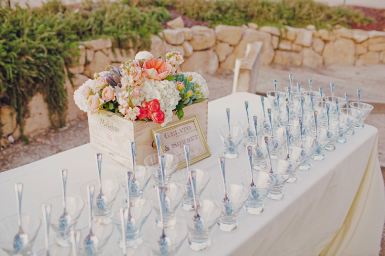 Mint & Orange California Vineyard Wedding via TheELD.com