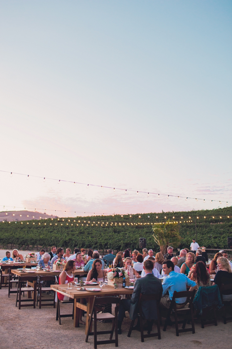 Mint & Orange California Vineyard Wedding via TheELD.com