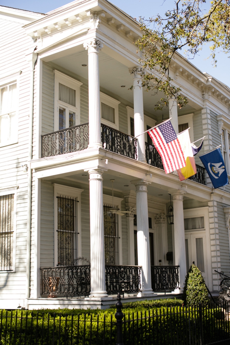 A Classic Light Blue New Orleans Wedding via TheELD.com