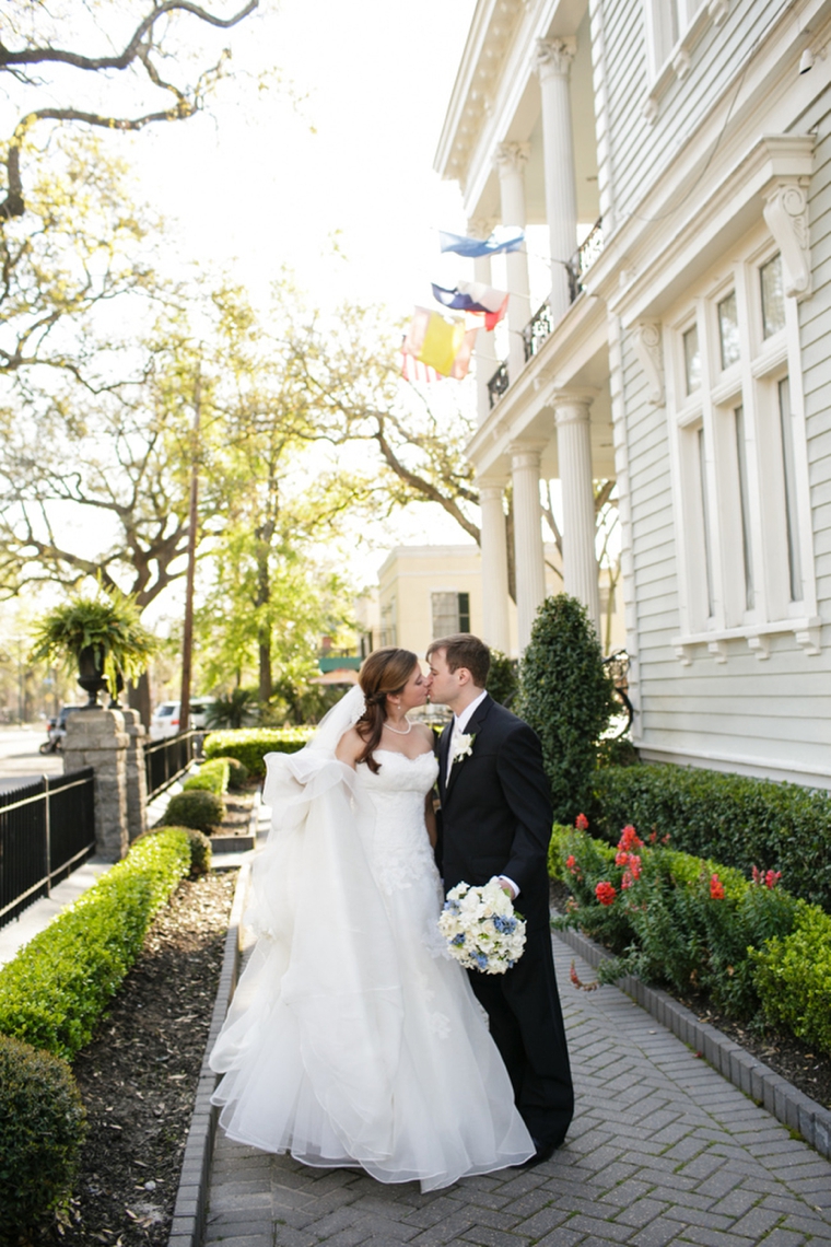 A Classic Light Blue New Orleans Wedding via TheELD.com