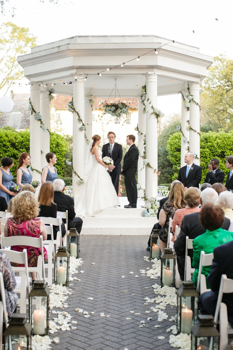 A Classic Light Blue New Orleans Wedding via TheELD.com