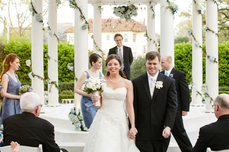 A Classic Light Blue New Orleans Wedding via TheELD.com