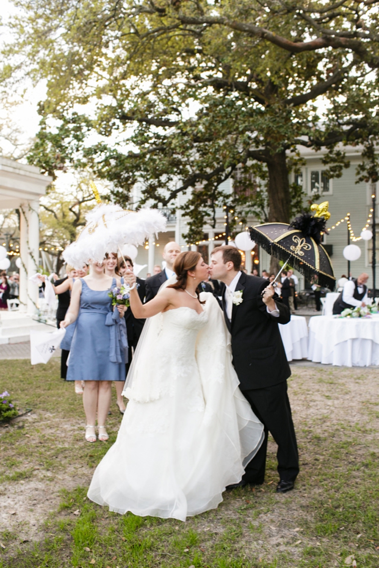 A Classic Light Blue New Orleans Wedding via TheELD.com