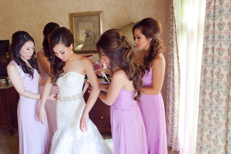 A Romantic Radiant Orchid Wedding via TheELD.com