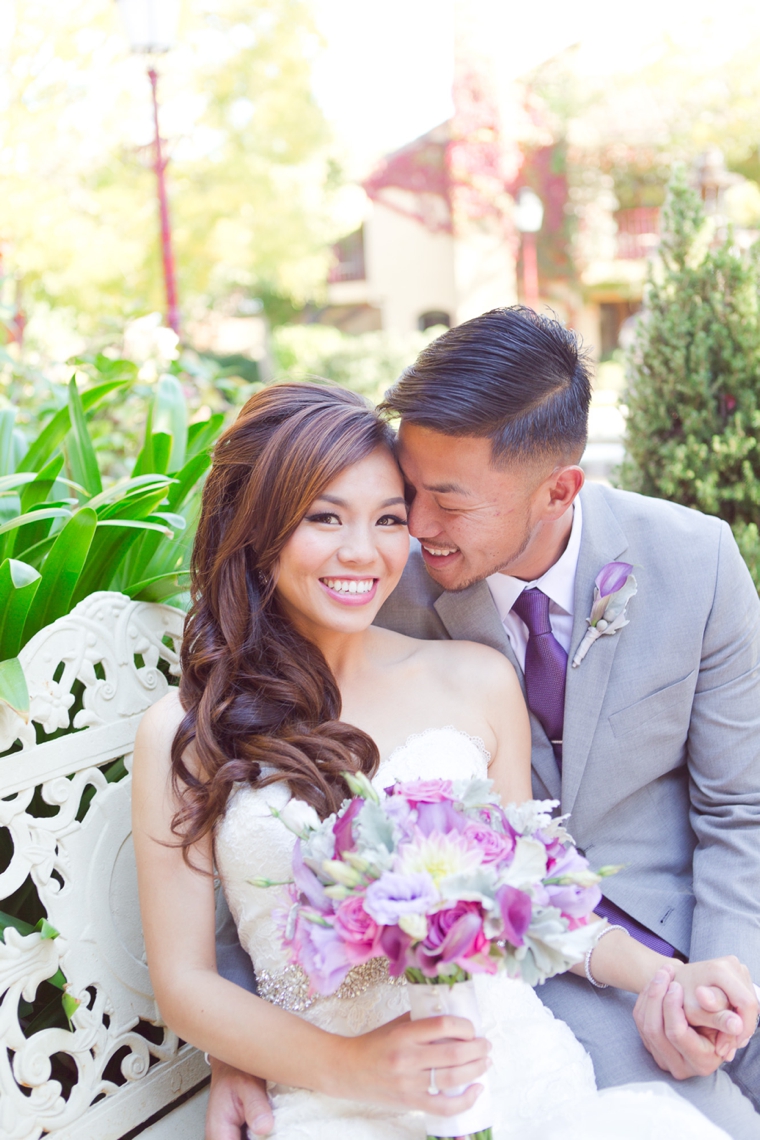 A Romantic Radiant Orchid Wedding via TheELD.com