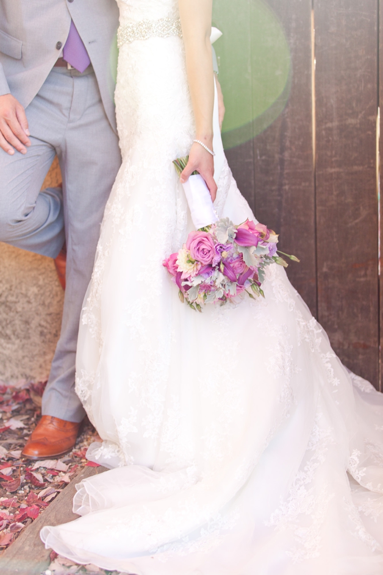 A Romantic Radiant Orchid Wedding via TheELD.com