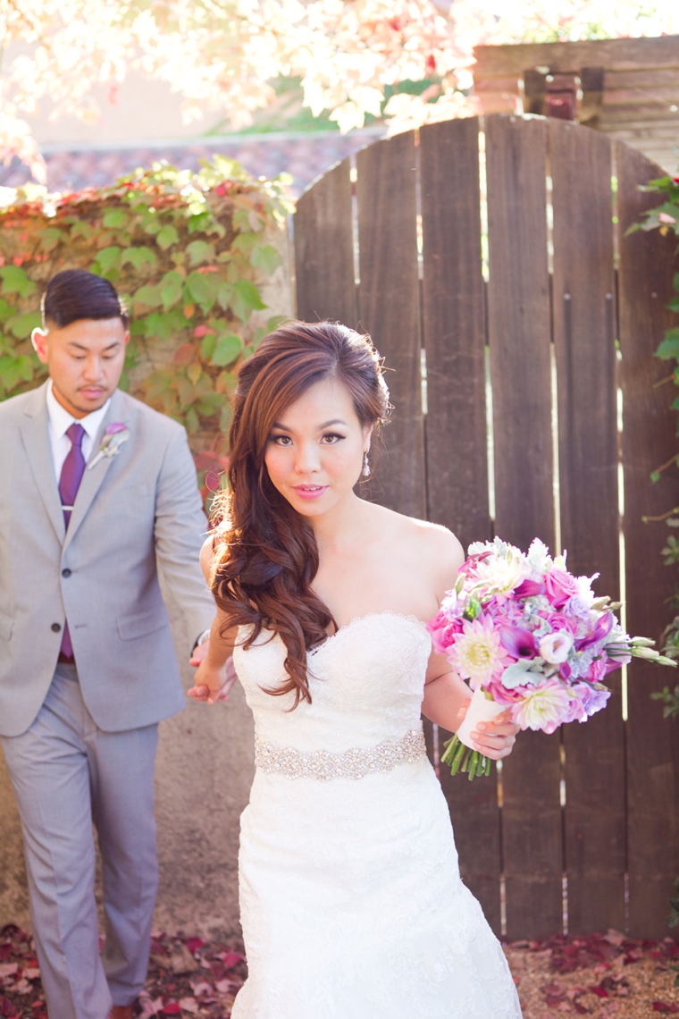 A Romantic Radiant Orchid Wedding via TheELD.com