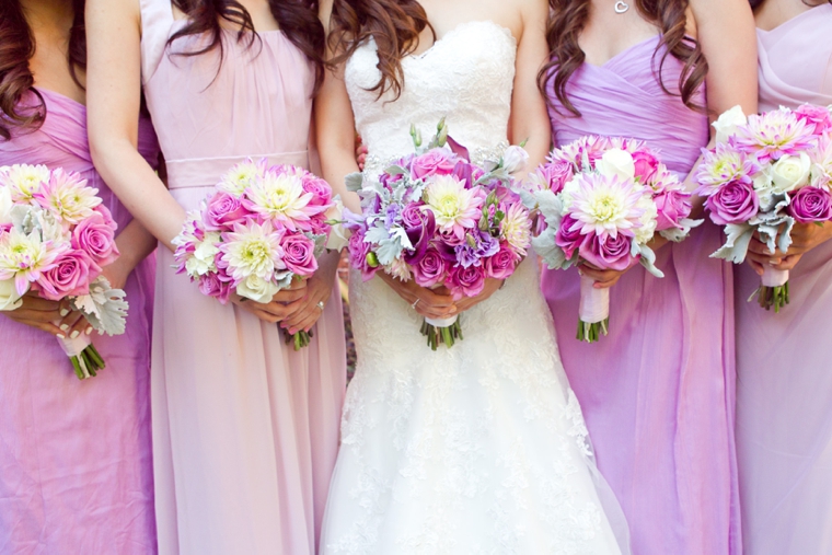 A Romantic Radiant Orchid Wedding via TheELD.com