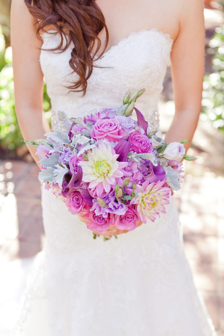 A Romantic Radiant Orchid Wedding via TheELD.com