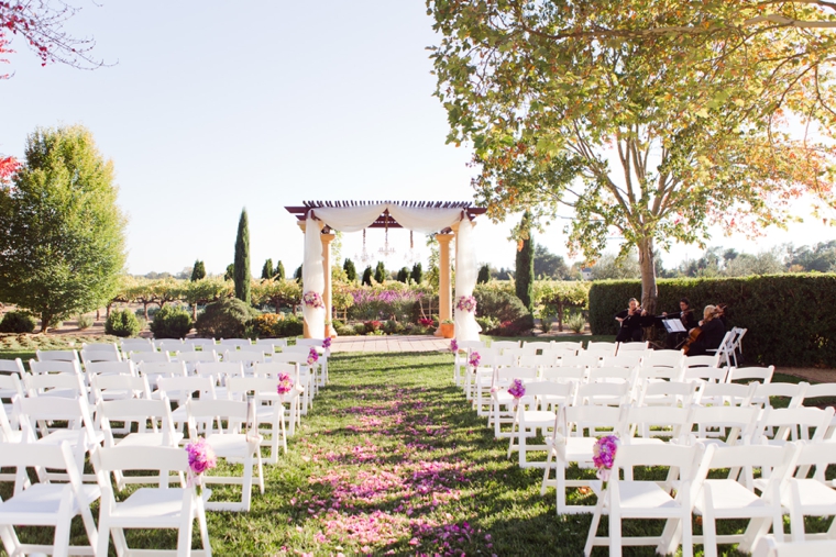 A Romantic Radiant Orchid Wedding via TheELD.com