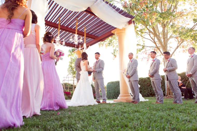 A Romantic Radiant Orchid Wedding via TheELD.com